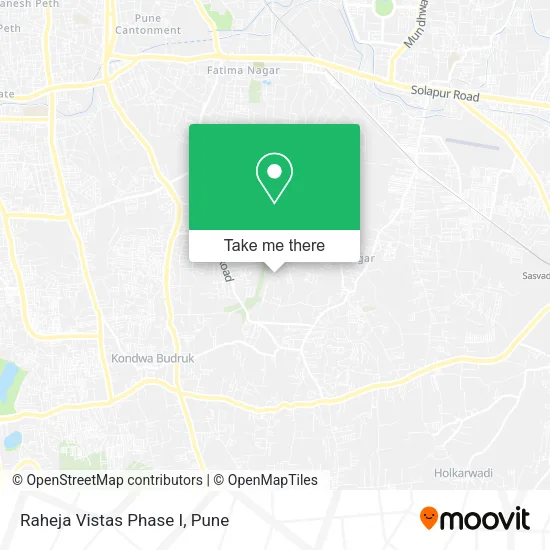 Raheja Vistas Phase I map