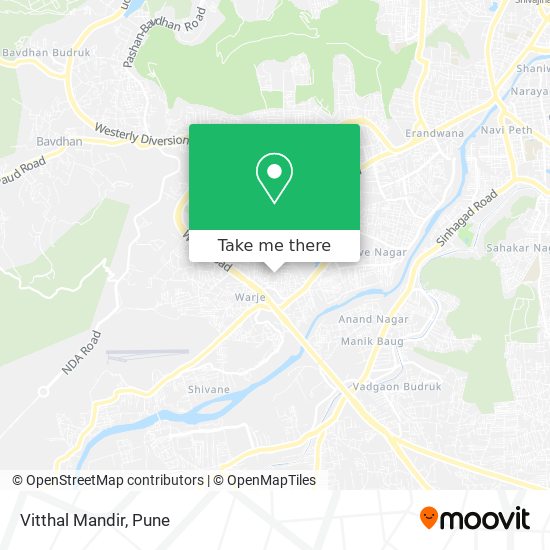 Vitthal Mandir map