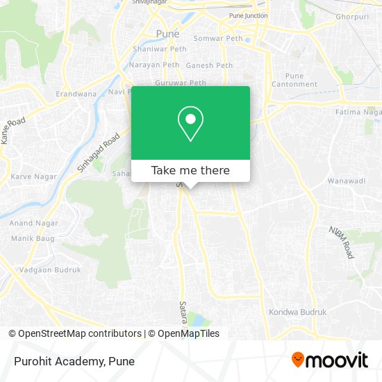 Purohit Academy map