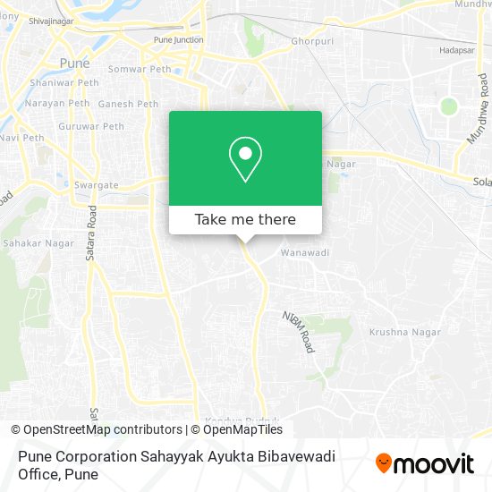 Pune Corporation Sahayyak Ayukta Bibavewadi Office map