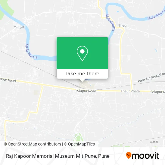 Raj Kapoor Memorial Museum Mit Pune map