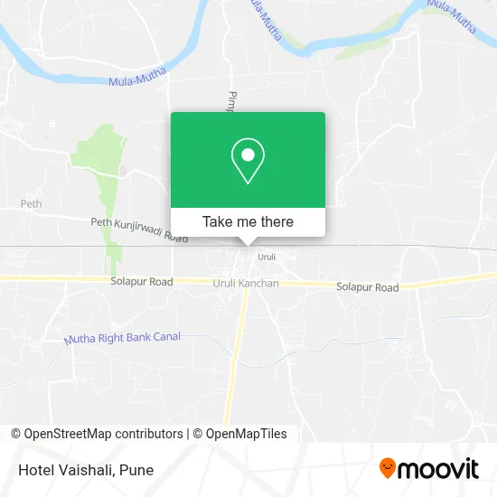 Hotel Vaishali map