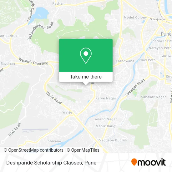 Deshpande Scholarship Classes map