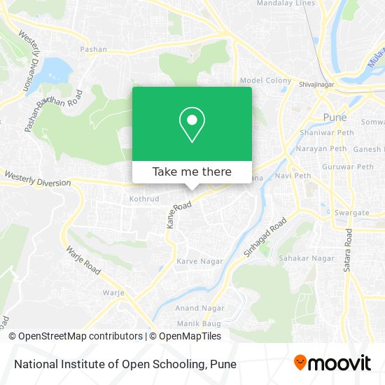 National Institute of Open Schooling map