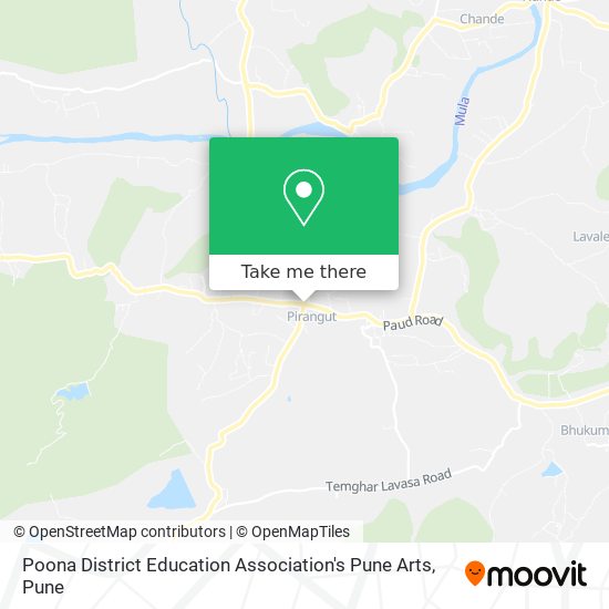 Poona District Education Association's Pune Arts map