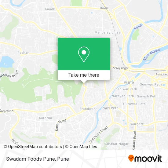 Swadam Foods Pune map