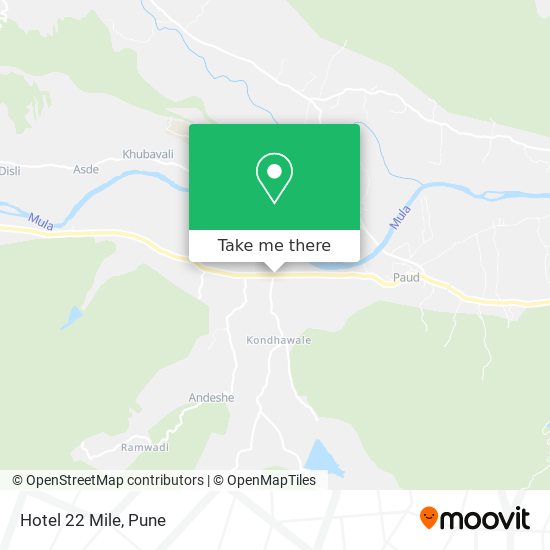 Hotel 22 Mile map