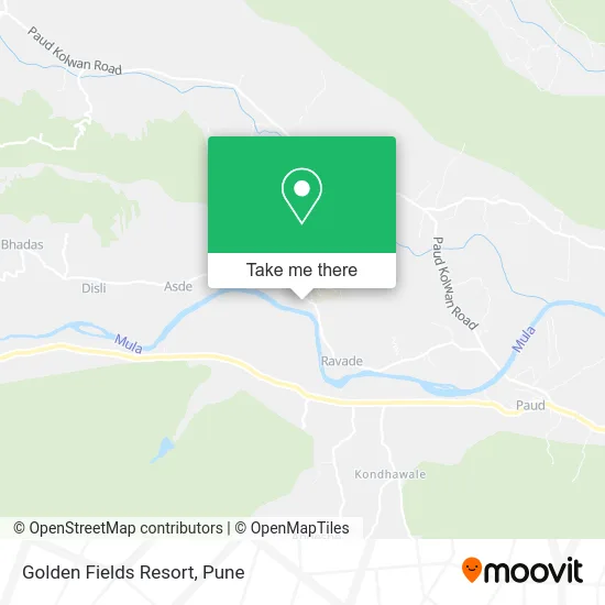 Golden Fields Resort map