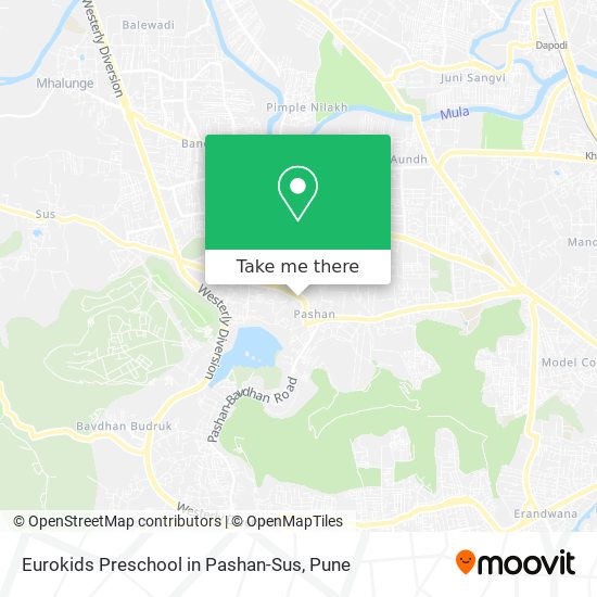 Eurokids Preschool in Pashan-Sus map