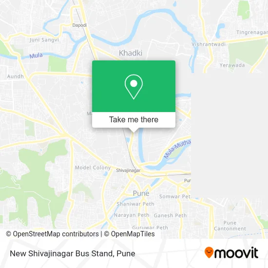 New Shivajinagar Bus Stand map