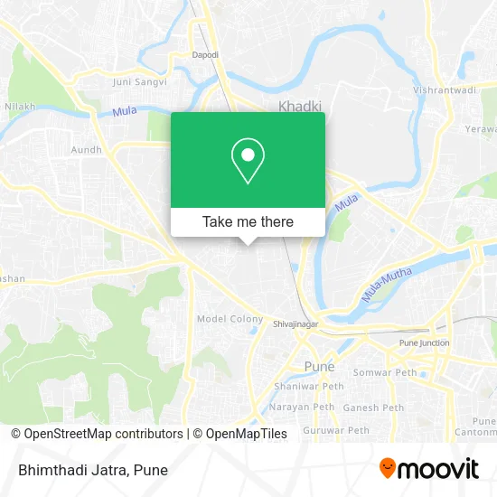 Bhimthadi Jatra map