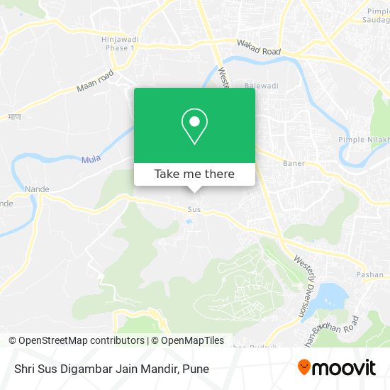 Shri Sus Digambar Jain Mandir map