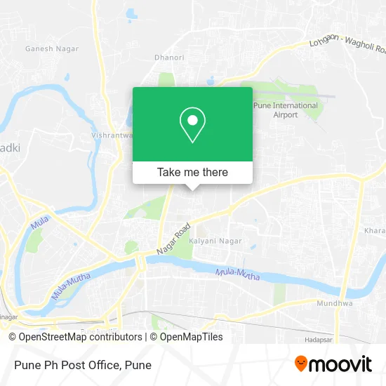 Pune Ph Post Office map
