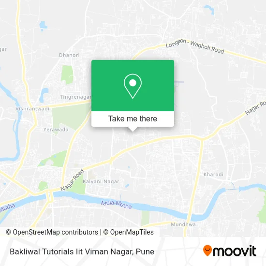 Bakliwal Tutorials Iit Viman Nagar map