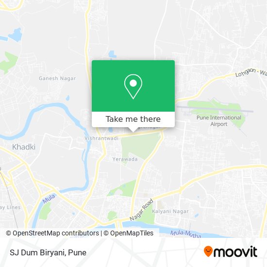 SJ Dum Biryani map