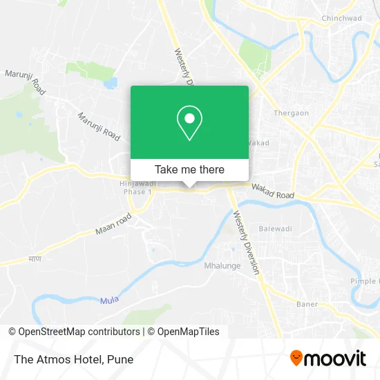 The Atmos Hotel map