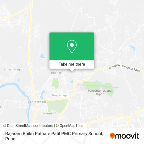 Rajaram Bhiku Pathare Patil PMC Primary School map