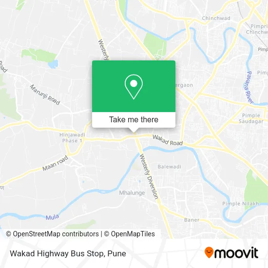 Wakad Highway Bus Stop map