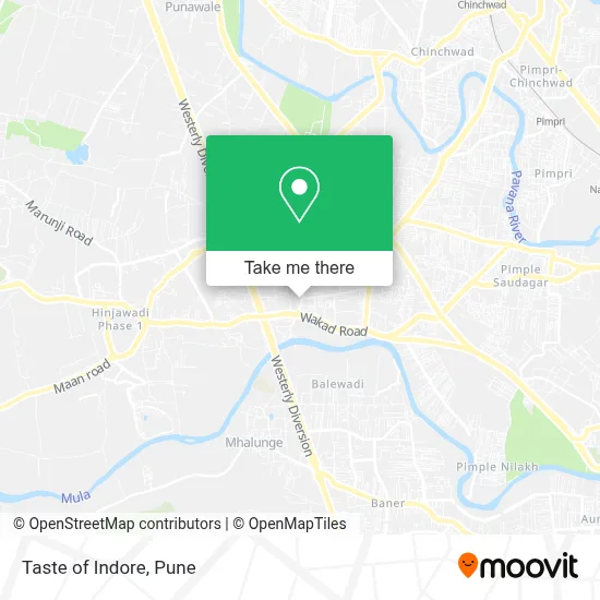 Taste of Indore map