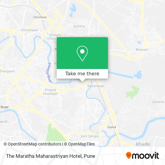 The Maratha Maharastriyan Hotel map