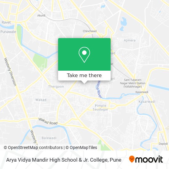 Arya Vidya Mandir High School & Jr. College map