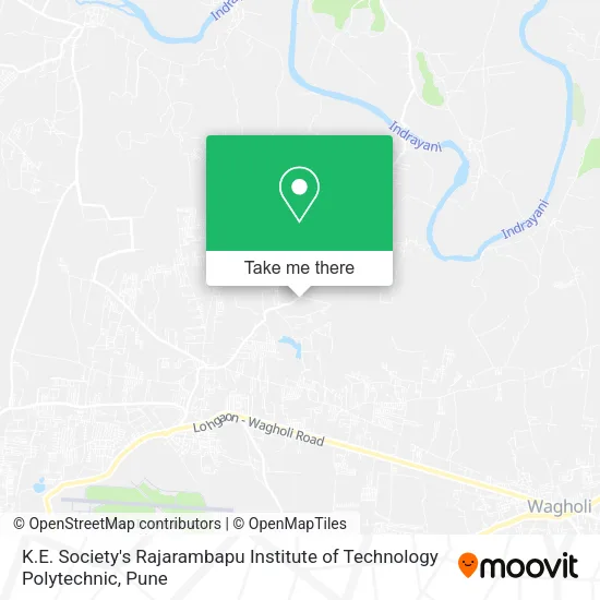 K.E. Society's Rajarambapu Institute of Technology Polytechnic map