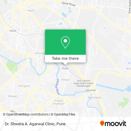Dr. Shweta A. Agarwal Clinic map