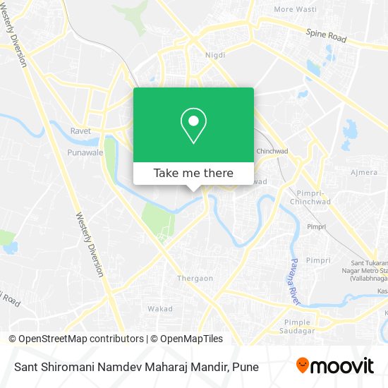 Sant Shiromani Namdev Maharaj Mandir map