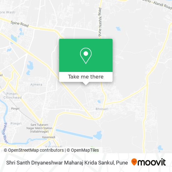 Shri Santh Dnyaneshwar Maharaj Krida Sankul map