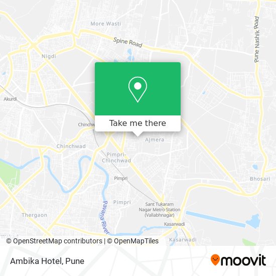 Ambika Hotel map