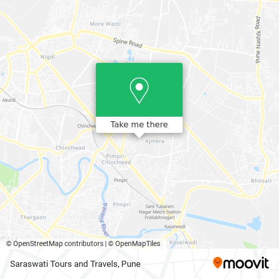 Saraswati Tours and Travels map