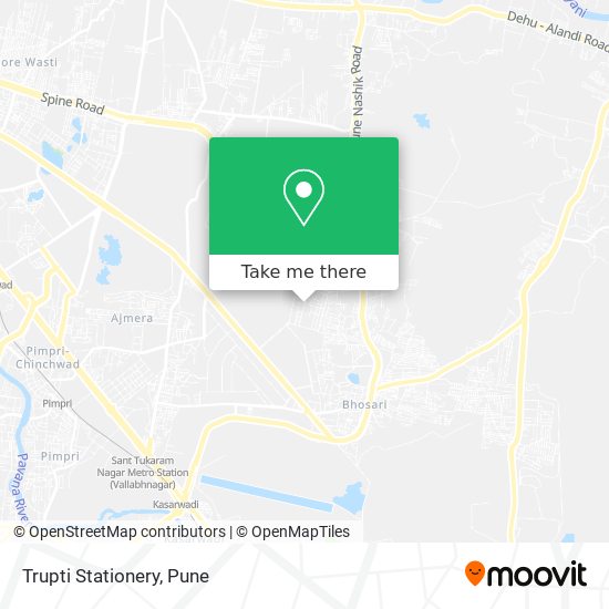 Trupti Stationery map