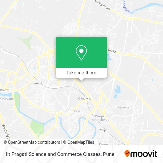 Iit Pragati Science and Commerce Classes map