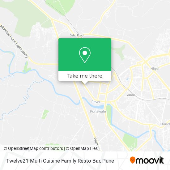 Twelve21 Multi Cuisine Family Resto Bar map