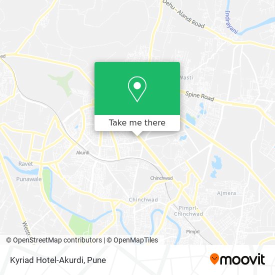 Kyriad Hotel-Akurdi map