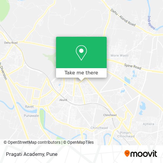 Pragati Academy map