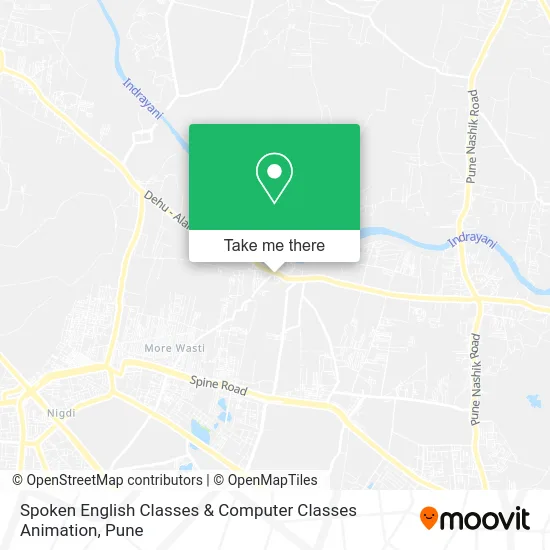 Spoken English Classes & Computer Classes Animation map