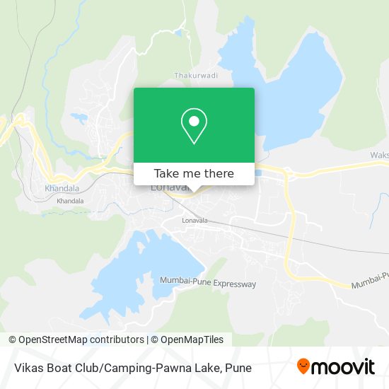Vikas Boat Club / Camping-Pawna Lake map