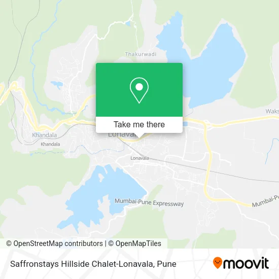 Saffronstays Hillside Chalet-Lonavala map
