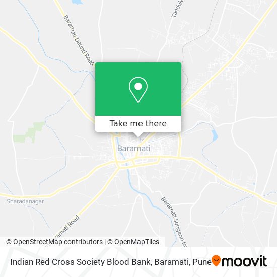 Indian Red Cross Society Blood Bank, Baramati map
