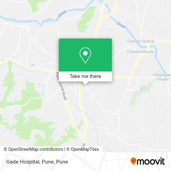 Gade Hospital, Pune map