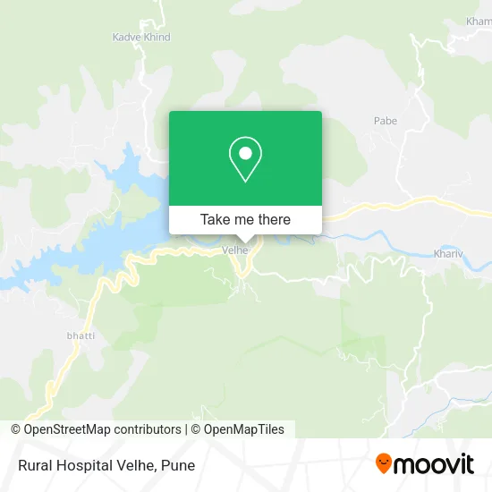 Rural Hospital Velhe map