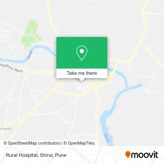 Rural Hospital, Shirur map