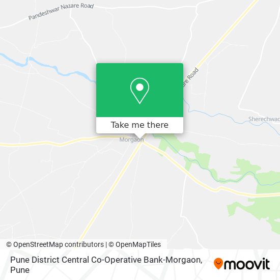Pune District Central Co-Operative Bank-Morgaon map