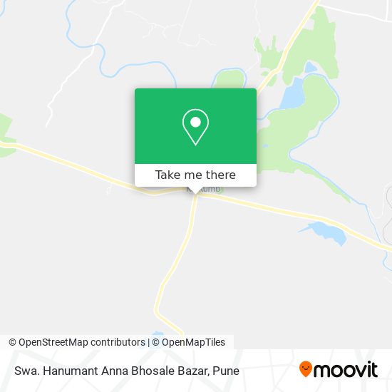 Swa. Hanumant Anna Bhosale Bazar map