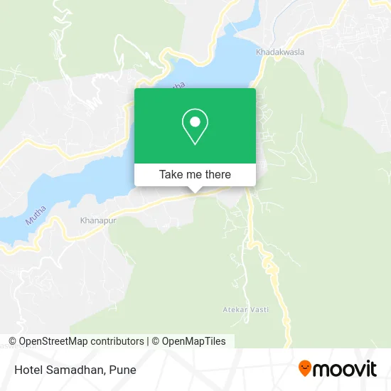 Hotel Samadhan map