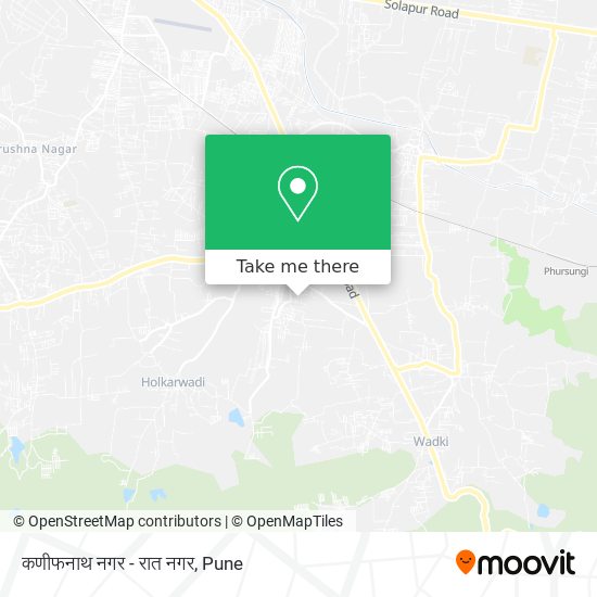 कणीफनाथ नगर - रात नगर map