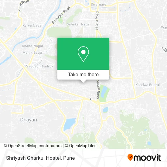 Shriyash Gharkul Hostel map
