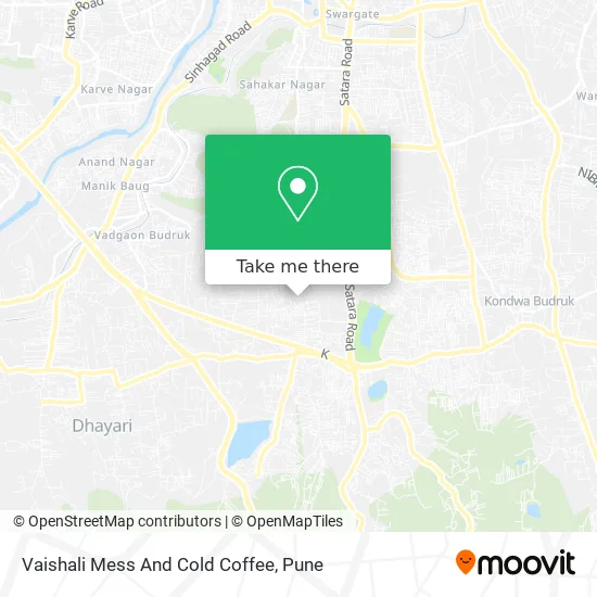 Vaishali Mess And Cold Coffee map