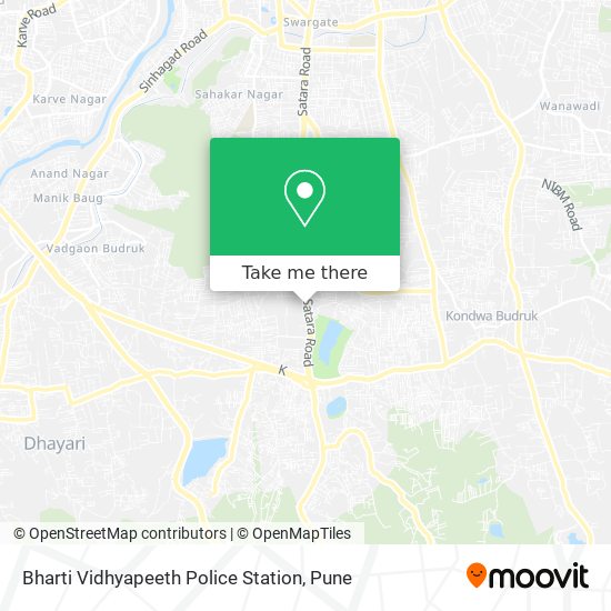 Bharti Vidhyapeeth Police Station map